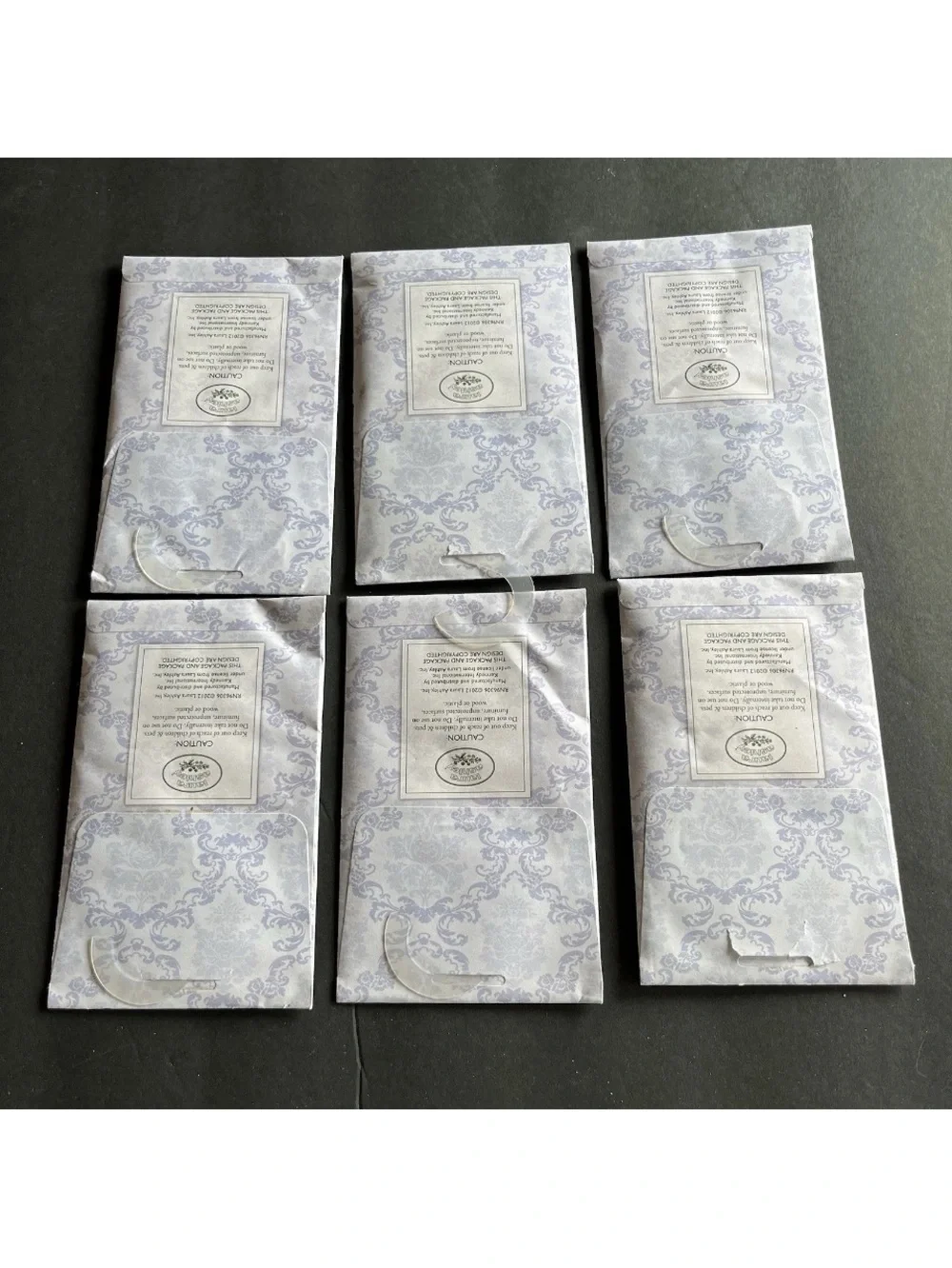 Laura Ashley Scented Closet Sachet Lavender Floral Collection 12 Sachets 2012